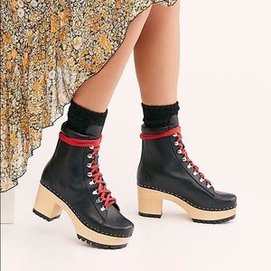 Swedish Hasbeens x Free People Monterey Clog Boot